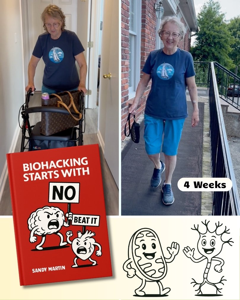 Mom's stroke recovery - before and after in 4 weeks